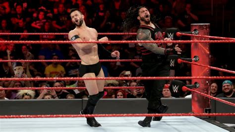 Raw 5/15/17: Roman Reigns vs. Finn Balor Finn Balor, Roman Reigns, Wwe, Wrestling Ring ...