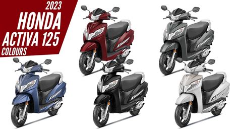 2023 Honda Activa 125 - All Color Options - Images | AUTOBICS - YouTube