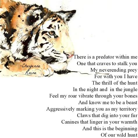 The Tigress by Cheyenne Raine | Poems, Beautiful words, Poetry art