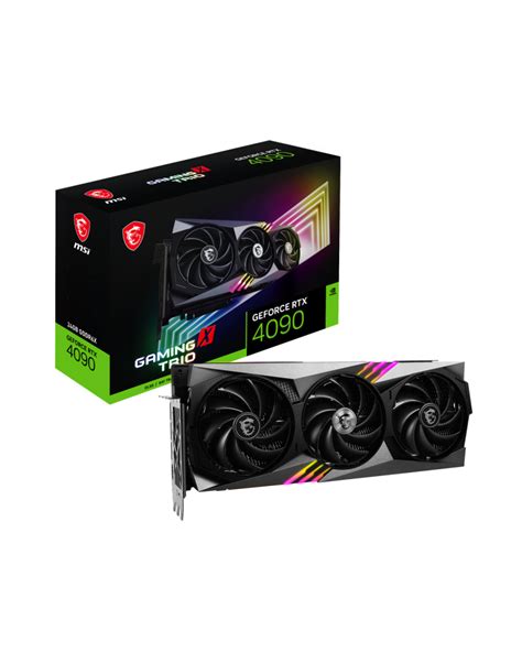 MSI RTX 4090 GAMING X TRIO 24G GDDR6X PCI-E 4.0 1xHDMI 2.1 ...