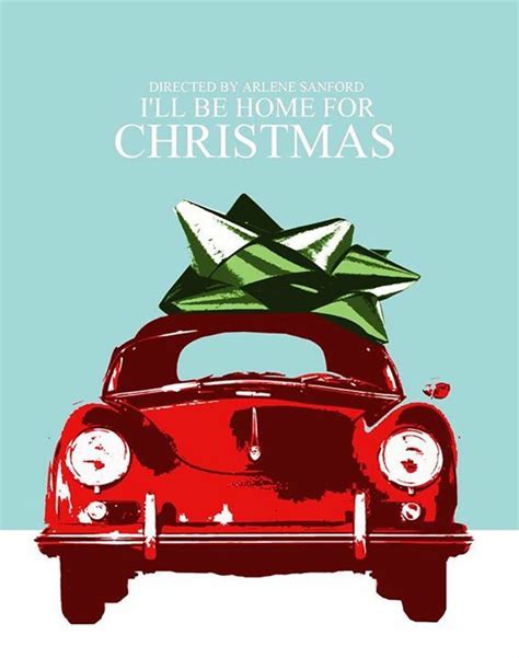 I'll Be Home For Christmas #Minimalist #Poster | Christmas home, Office holiday, Minimalist poster