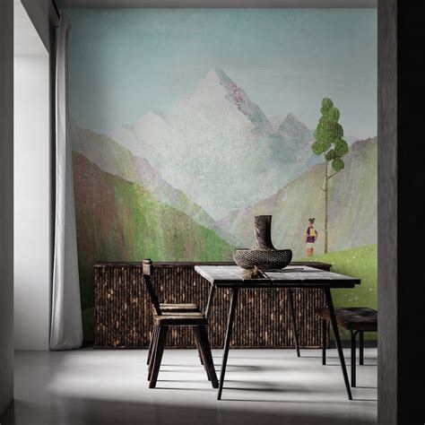 Mountain Valley Wallpaper - Transform Your Space with Stunning ...