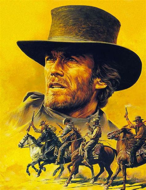 Super Incredible Clint Eastwood Art design. | Western movies, Cowboy ...