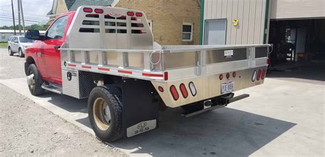 ALE Aluminum Flatbed Truck Bed For 8' dual wheel pickup | ALE Truck Beds