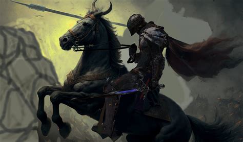 ArtStation - Knight- with Horse | Artworks