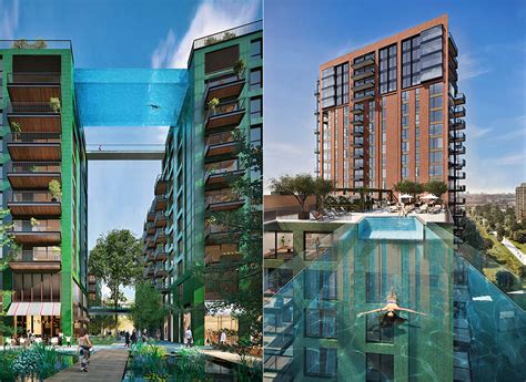 Transparent Sky Pool at London's Embassy Gardens Lets Residents Swim ...