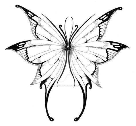 Butterfly wings 2 by crazyeyedbuffalo on DeviantArt | Butterfly sketch ...