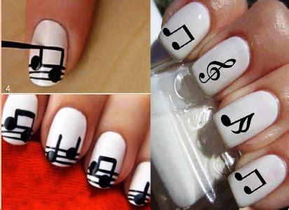 How to make musical note nail art | AmazingNailArt.org