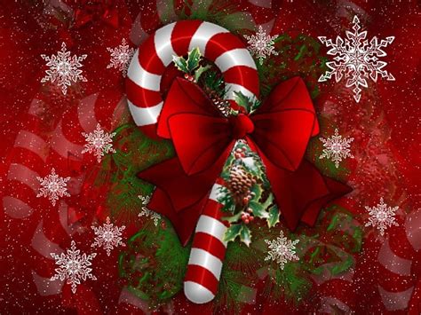 CANDY CANES, red, candy, stripes, christmas, snowflakes, canes, HD wallpaper | Peakpx