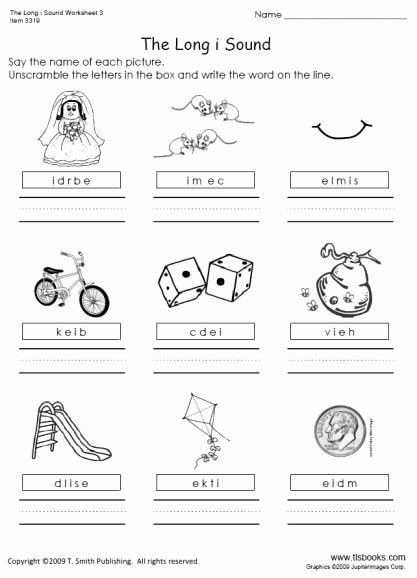 50 Long A Sound Words Worksheet