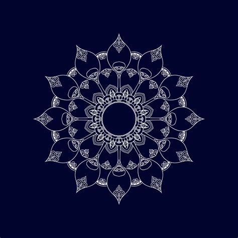 Islamic mandala background vector illustration 19584182 Vector Art at ...