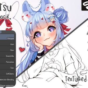 Clip Studio Paint, Digital Brush, Clip Studio Paint Digital Brush, Drawing Digital, Anime ...