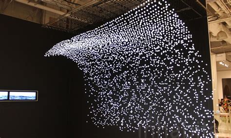 View this mesmerizing LED art installation from a distance to reveal ...