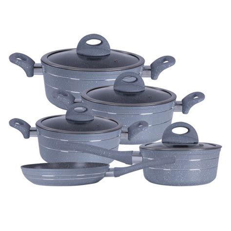 Royalford 5Pc Forged Aluminium Cookware Set, Induction Safe Pots & Pans ...