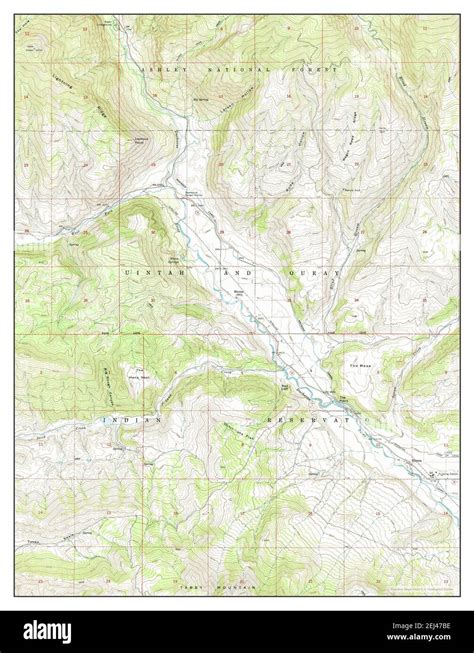 Hanna, Utah, map 1962, 1:24000, United States of America by Timeless Maps, data U.S. Geological ...