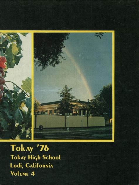 1976 yearbook from Tokay High School from Lodi, California for sale