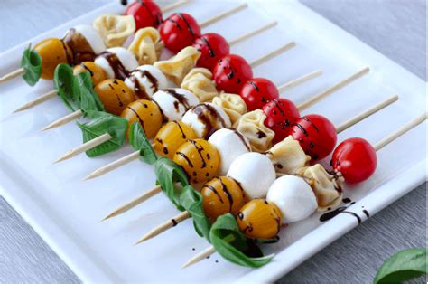 Antipasto Skewers with Tortellini - I Heart Vegetables