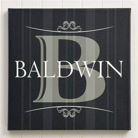 Personalized Canvas Art 12x12 - Elegant Monogram | Personalized canvas art, Personalized canvas ...