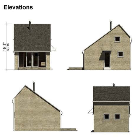 Small Saltbox House Plans