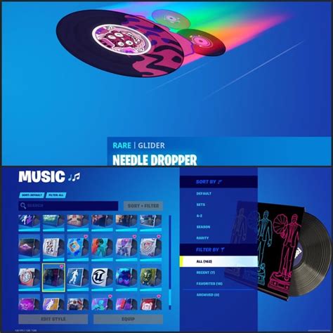 Would be cool if we could customize the "Needle Dropper" glider with ...