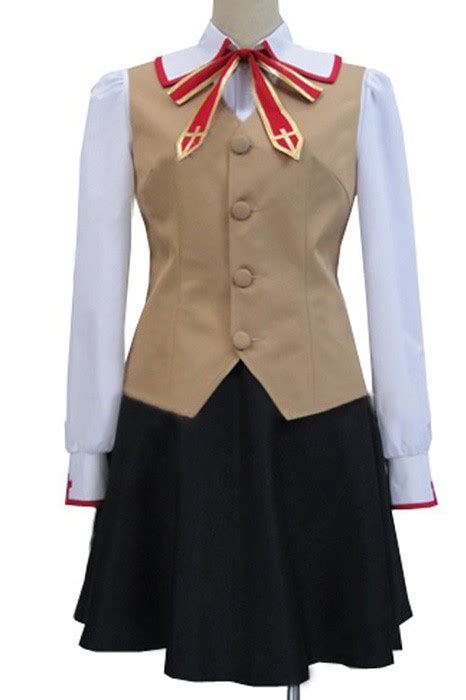 Anime Fate Stay Night Fate/Zero Tohsaka Rin Cosplay Costume Cosplay ...