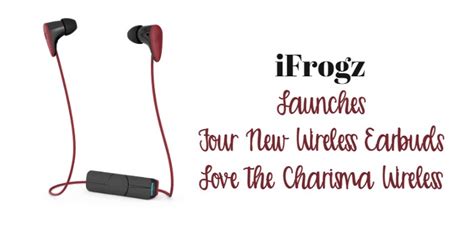 iFrogz Launches Four New Wireless Earbuds Love the Charisma Wireless ...