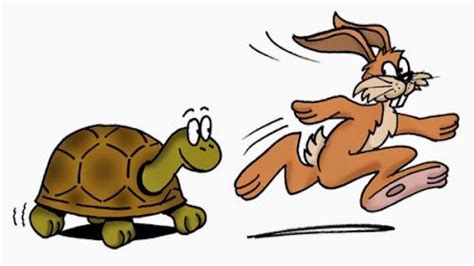 Clipart Hare And Tortoise Race