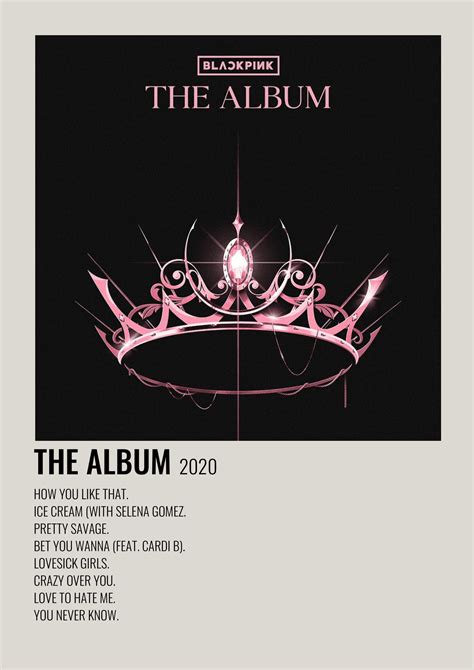 The Album, Blackpink Music Poster