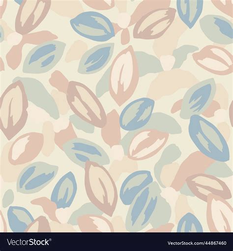 Leaf and nature themed pattern Royalty Free Vector Image