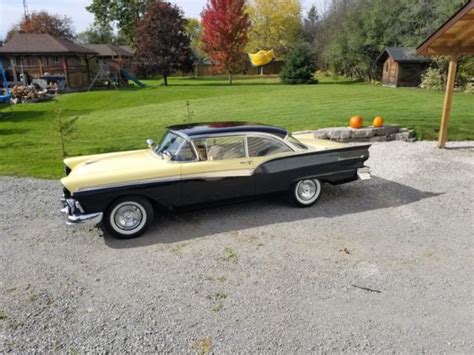 1957 Ford Fairlane 500 2 door hardtop original colors inca gold and ...