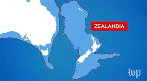 Study: New Zealand Is Actually Part of 8th Continent Called Zealandia