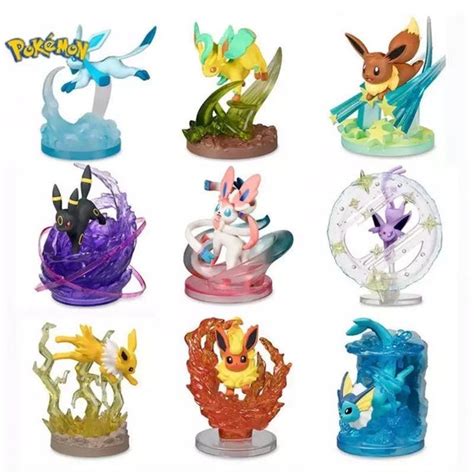 Pokemon All Eevee Evolutions Figurines Anime Toy Kids Birthday | Etsy ...