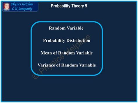 Probability Theory 9 | PPT