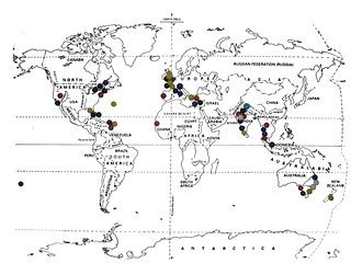 Map of the world | with pins up to 3 May 2006. | tomjonescoaley | Flickr