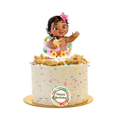 Baby Moana Free Printable Cake Toppers Oh My Baby - vrogue.co