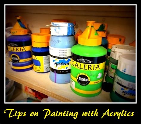 Tips On Painting With Acrylic Paints - HubPages
