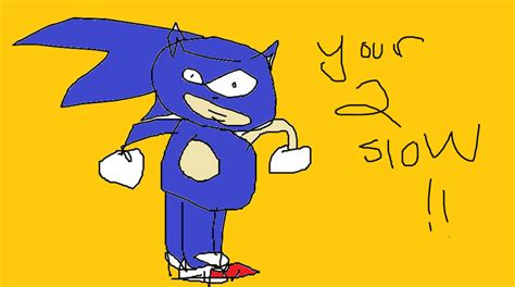 sanic hegehog fan art by DuckyDeathly on DeviantArt