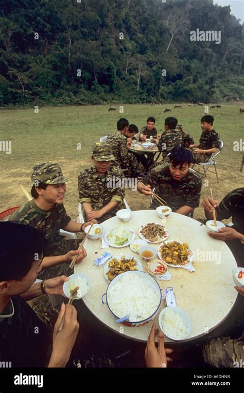 Forest Ranger training excercise Ba Be National Park Vietnam Stock Photo - Alamy