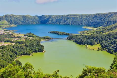 Lagoa das Sete Cidades (Lagoa Azul e Verde) | Ilha de são miguel, Lagoa azul, Lagoa