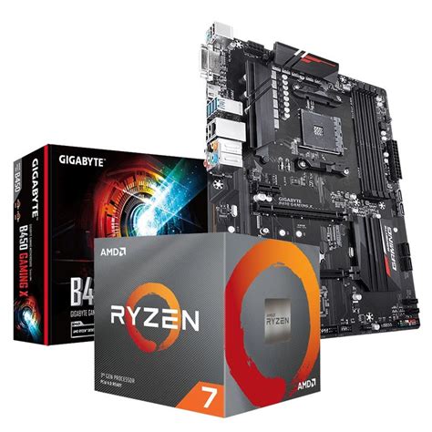 Bundle Deal: AMD Ryzen 7 3600 CPU + Gigabyte B450 Gaming X AM4 ATX ...