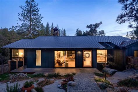 This amazing cabin has a waterfall view at Yosemite National Park's border