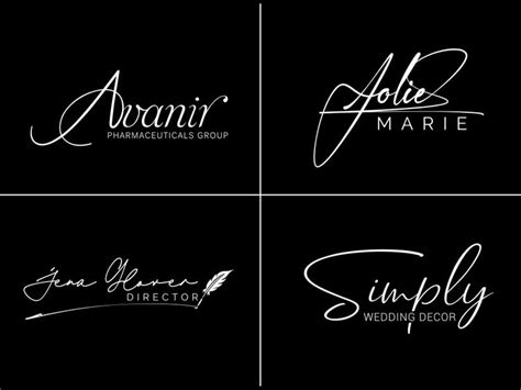 A professional hand written Signature logo for your business | Upwork