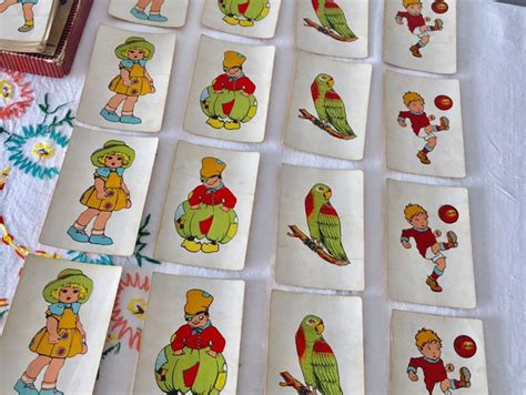 Vintage Snap Card Game. Vintage Cards. - Etsy