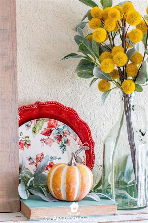 Colorful Country Cottage Fall Decor 116 - The American Patriette