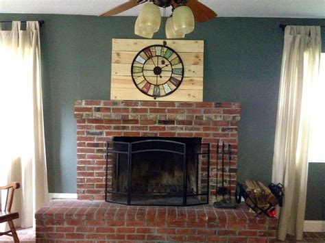 20+30+ Paint Colors That Go With Red Brick Fireplace