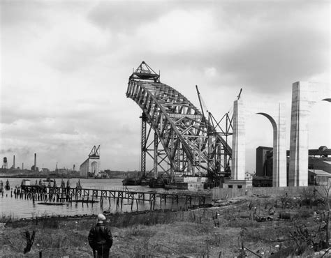 Bayonne Bridge construction