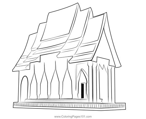 Temple Coloring Page for Kids - Free Temples Printable Coloring Pages Online for Kids ...