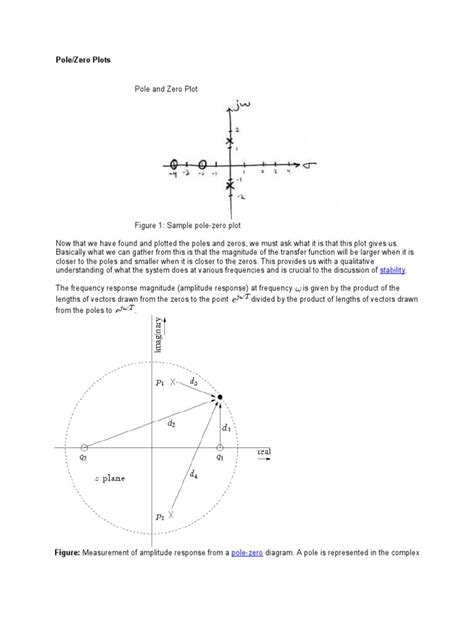 Pole-Zero Plots Stability | Algorithms | Mathematical Analysis | Free ...