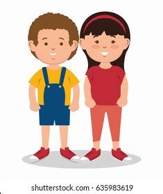 Standing Kids Icon Stock Vector (Royalty Free) 635983619 | Shutterstock