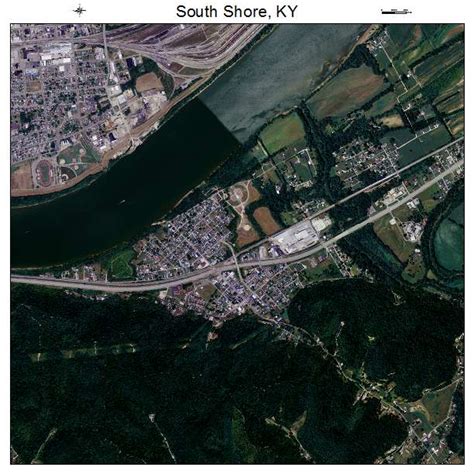 Aerial Photography Map of South Shore, KY Kentucky